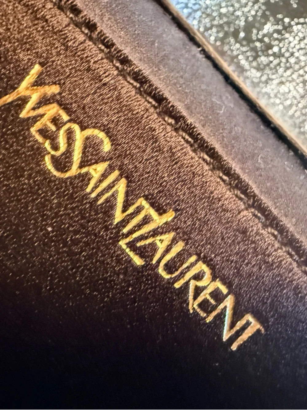 YSL Yves Saint Laurent Black Patent Belle de Jour Clutch - Picture 5 of 6